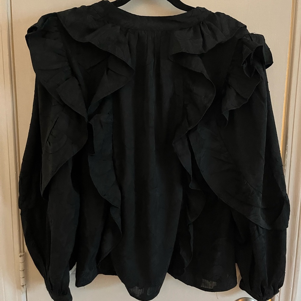 Topshop Ruffle Blouse - Picture 2 of 4
